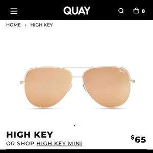 Quay Australia HIGH KEY x Desi mirror NOT MINI